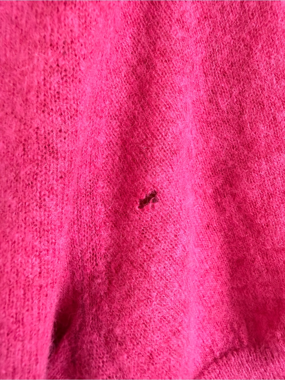 Banana Republic Hot Pink Short-Sleeve Crewneck Sweater - Picture 5 of 5